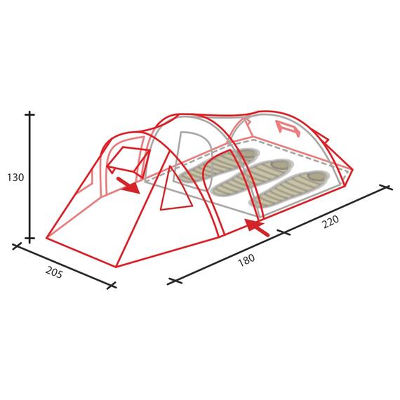 Палатка Golden Shark Next 3 v2 синяя, фото , изображение 2