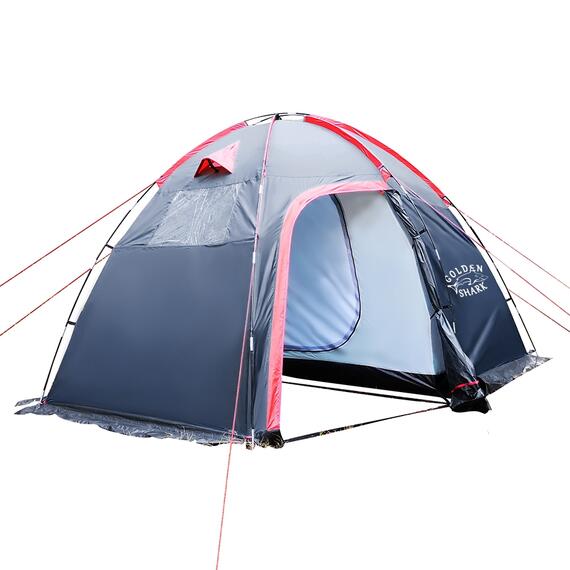 Палатка Golden Shark Alberta 4 синяя, фото 