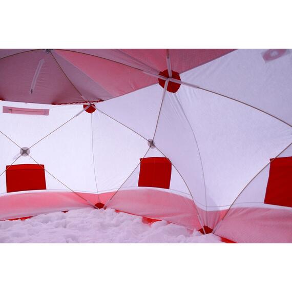 Палатка Медведь Куб-4 дубль для зимней рыбалки (утеплённая), фото , изображение 8