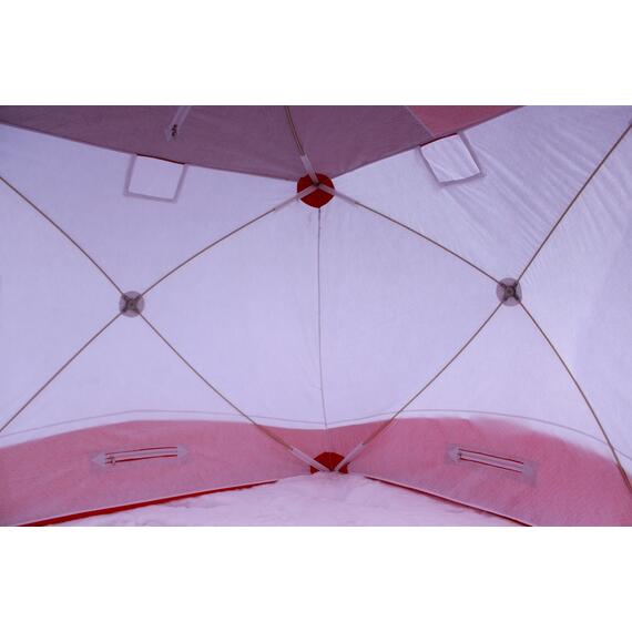 Палатка Медведь Куб-4 дубль для зимней рыбалки (утеплённая), фото , изображение 9