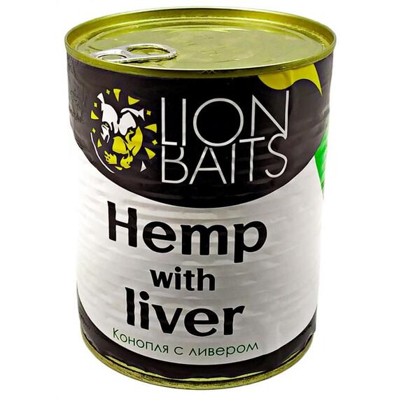 Lion Baits Hemp with liver Конопля с ливером - 900 мл, фото 