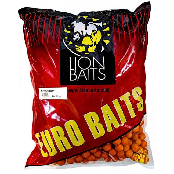 Lion Baits Бойлы тонущие серии EURO BAITS 20 мм (Тутти Фрутти) Tutti Frutti - 5 кг, Вкус: Tutti Frutti, Вид рыбы: Карп, Диаметр (мм): 20, фото 