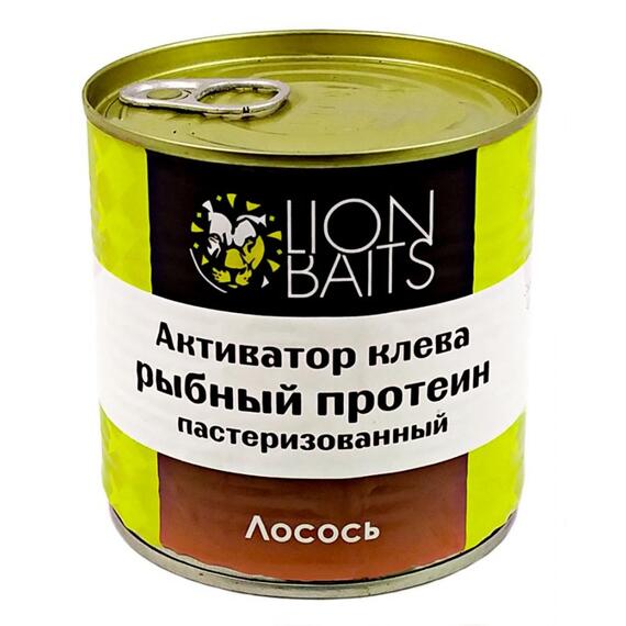 Lion Baits Активатор клева "Рыбный протеин" пастеризованный "ЛОСОСЬ" - 430 мл, Вкус: лосось, фото 
