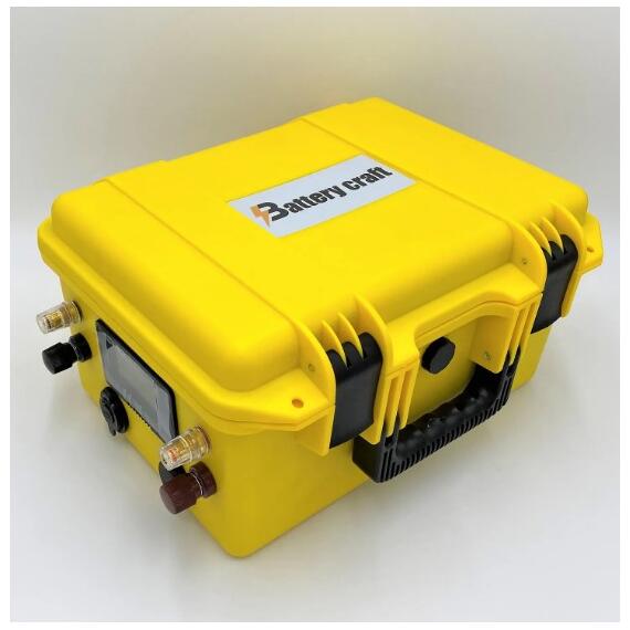 Аккумулятор BatteryCraft Lifepo4 12V 230Ah BMS 100 A c Bluetooth (желтый корпус), фото 