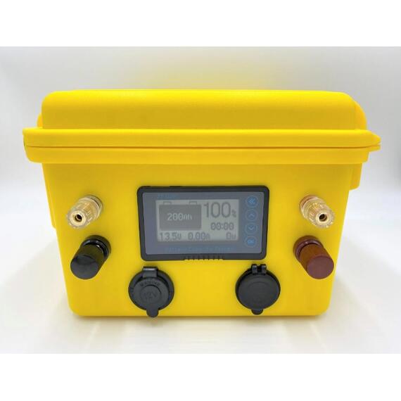 Аккумулятор BatteryCraft Lifepo4 12V 230Ah BMS 100 A c Bluetooth (желтый корпус), фото , изображение 3