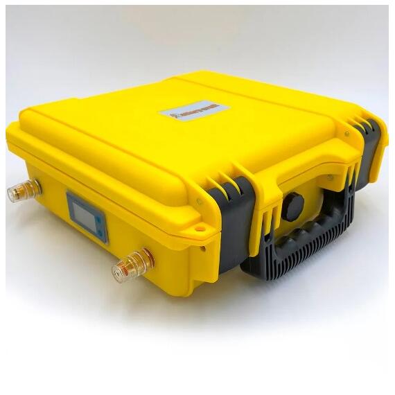 Аккумулятор BatteryCraft Lifepo4 12V 55Ah BMS 100 A (желтый корпус), фото 