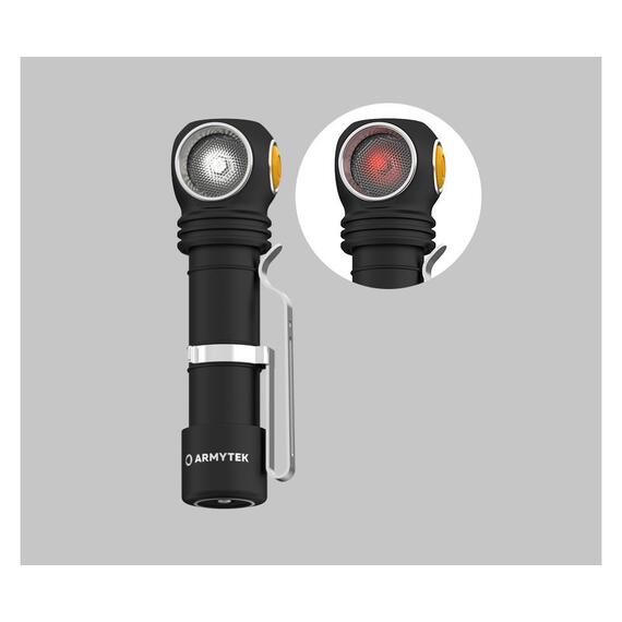 Фонарь Armytek Wizard C2 WR Magnet USB / Белый и красный свет / 1100 лм и 230 лм / TIR 70°:120°/1x18650, фото , изображение 5