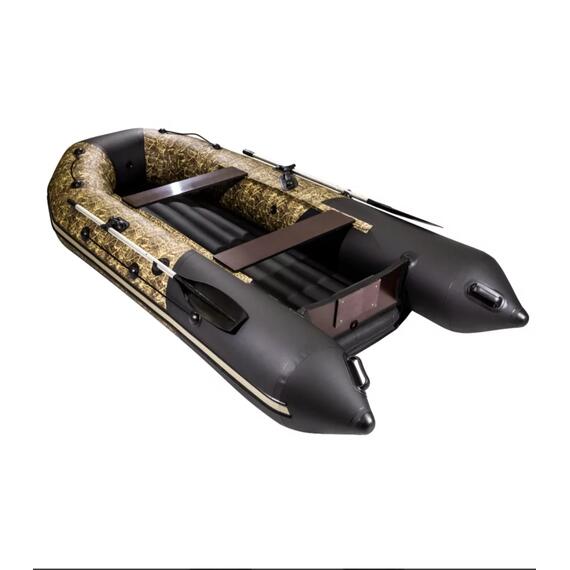 Надувная лодка Таймень NX 3200 НДНД камуфляж камыш/чёрный, Расцветка: камуфляж камыш/чёрный, Количество пассажиров: 3, фото , изображение 3