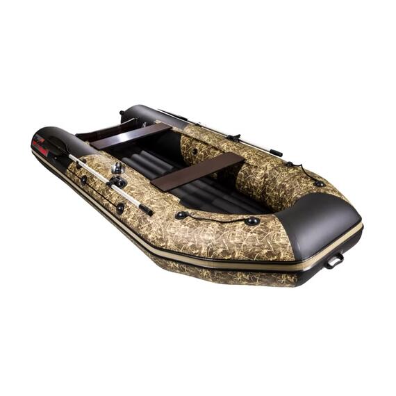 Надувная лодка Таймень NX 3200 НДНД камуфляж камыш/чёрный, Расцветка: камуфляж камыш/чёрный, Количество пассажиров: 3, фото , изображение 7