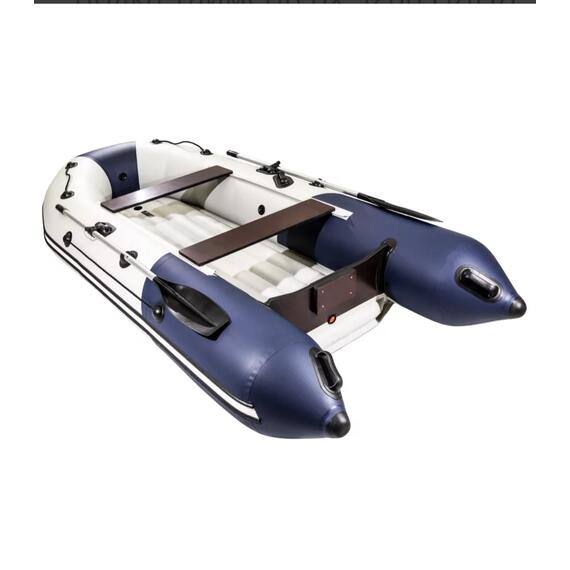 Надувная лодка Таймень NX 3200 НДНД светло-серый/синий, Расцветка: светло-серый/синий, Количество пассажиров: 3, фото , изображение 2