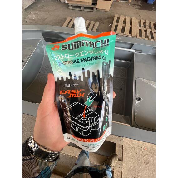 Масло Sumitachi 2-STROKE ENGINES OIL TC-W3 0.24L, фото , изображение 3