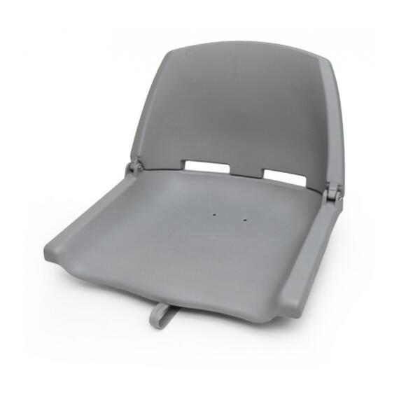 Сиденье в лодку серое HO STAR LIMITED, без мягких накладок, складывающееся. 75110, фото 