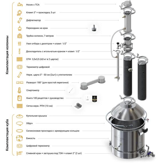 Дистиллятор "Люкссталь" Luxstahl 8 M, фото , изображение 7