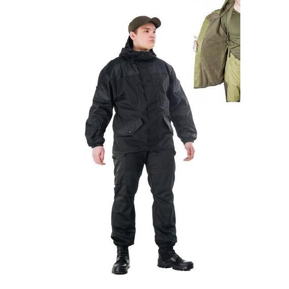 Костюм Горка 5 Черная Флис, фото 