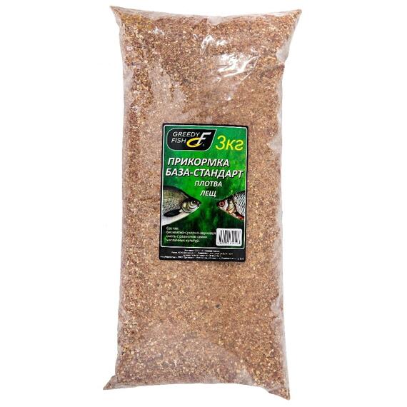 Прикормка GREEDY FISH БАЗА-СТАНДАРТ, фото 