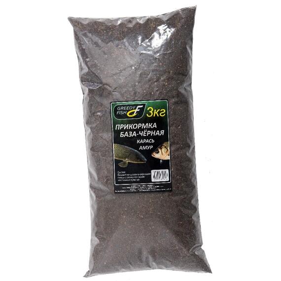 Прикормка GREEDY FISH БАЗА-ЧЕРНАЯ, фото 