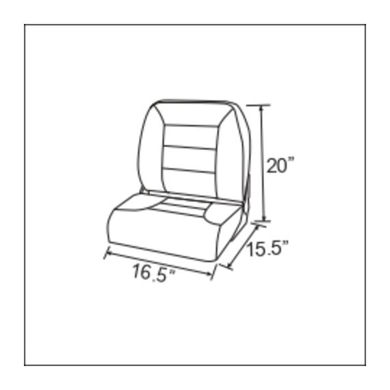 Сиденье в лодку HO STAR LIMITED (серый/темно-серый) 75121, фото , изображение 6