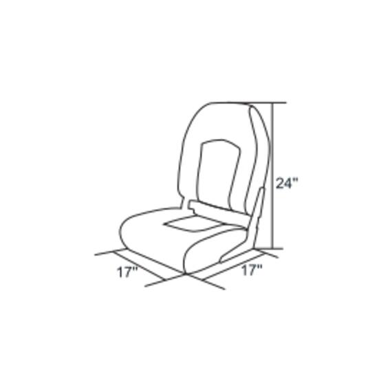 Сиденье в лодку HO STAR LIMITED (серый/темно-серый) 75182, фото , изображение 6