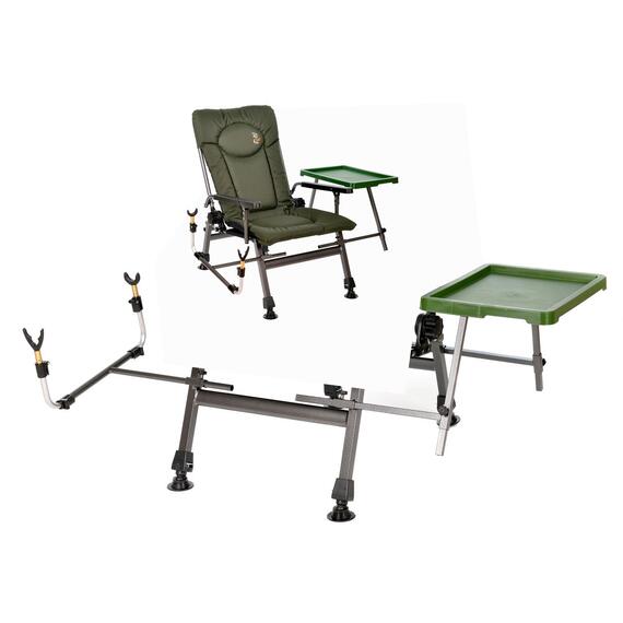 Обвес для кресла M-Elektrostatyk F5R (ST/P (стол квадрат + держатель удилища + крепления)), фото 