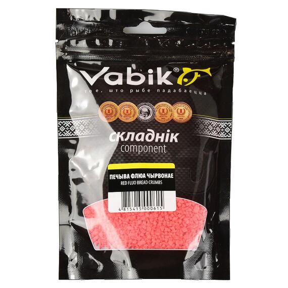 Компонент прикормки Vabik Печиво флуо красное 150г, фото , изображение 2