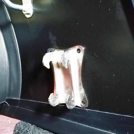 Колпак на кронштейн для транцевых колес, 150х90х40 мм., фото , изображение 3