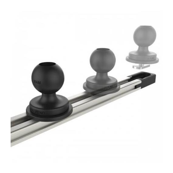 Салазки RAM TOUGH-TRACK 430 мм., алюминий (RAM-TRACK-EXA-17U), фото , изображение 4