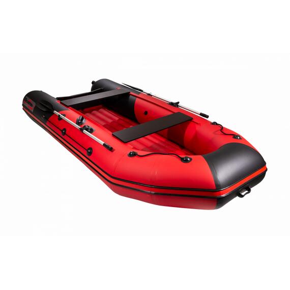 Надувная лодка Таймень NX 3600 НДНД красный/черный, Расцветка: красный-черный, Количество пассажиров: 5, фото , изображение 2