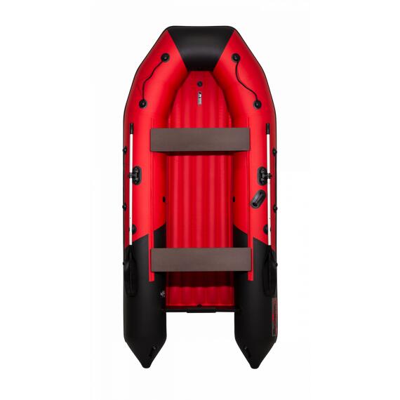 Надувная лодка Таймень NX 3600 НДНД красный/черный, Расцветка: красный-черный, Количество пассажиров: 5, фото 