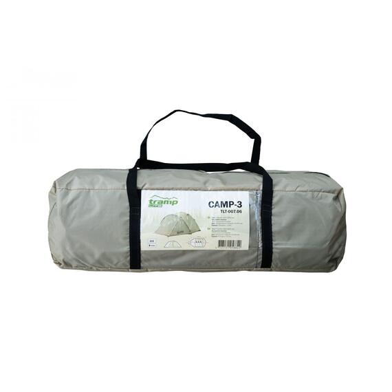 Универсальная туристическая палатка Tramp Lite Camp 3 (V2) Sand, фото , изображение 12