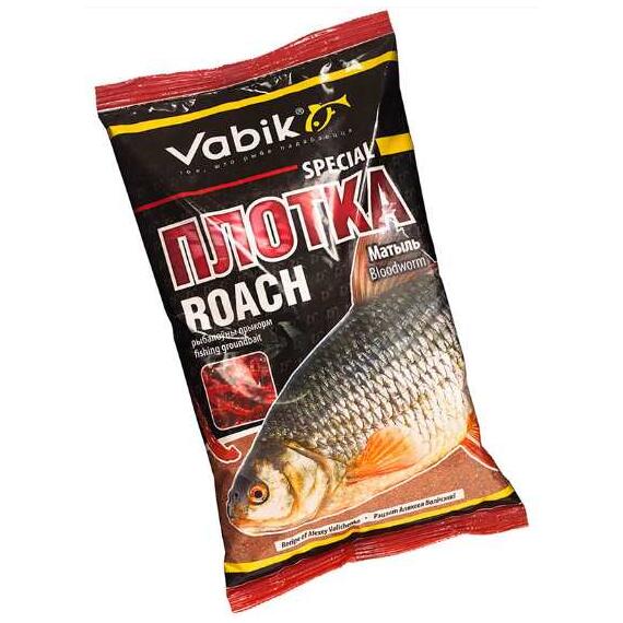 Прикормка Vabik SPECIAL Плотва Мотыль 1кг, фото 