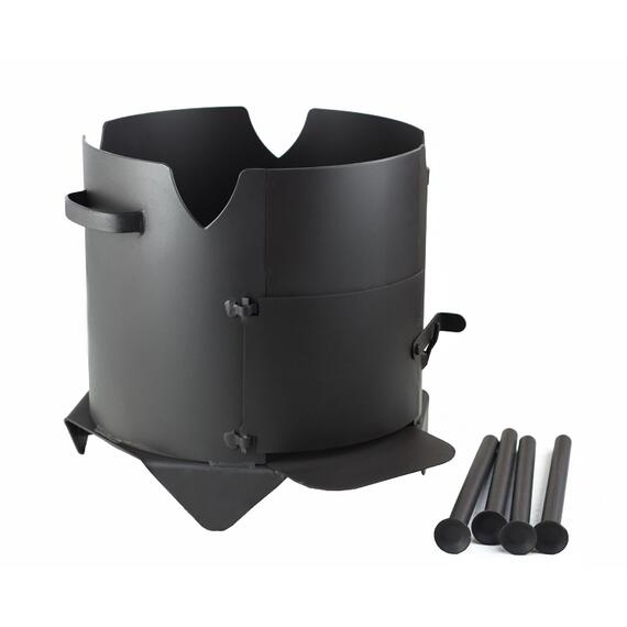 Печь туристическая Стандарт с дверцей, фото , изображение 2