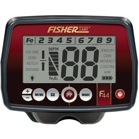 Металлоискатель Fisher F44 11DD GWP + F-Pulse, фото , изображение 4