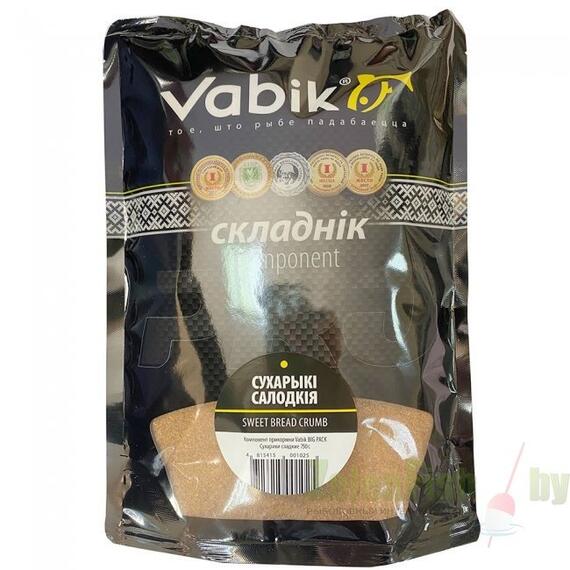 Компонент прикормки Vabik BIG PACK Сухарики сладкие 750 г, фото 