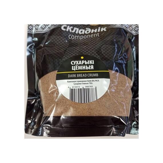 Компонент прикормки Vabik BIG PACK Сухарики темные 750 г, фото 