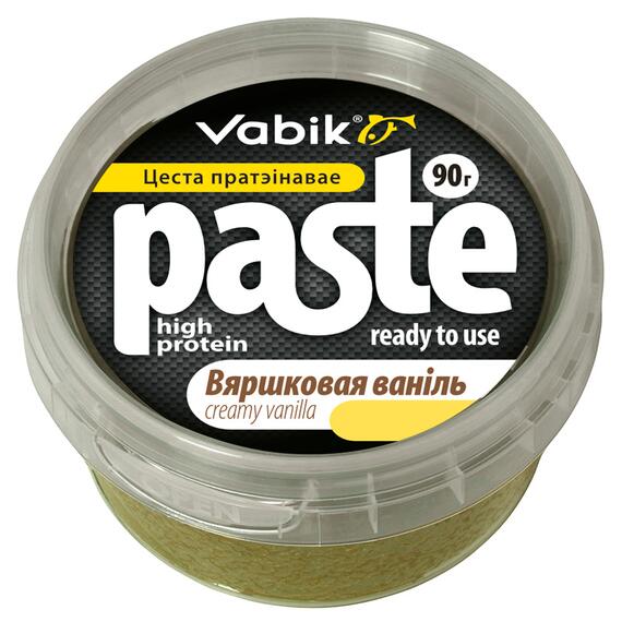 Приманка Vabik PASTE тесто протеиновое Сливочная ваниль 90г, фото 