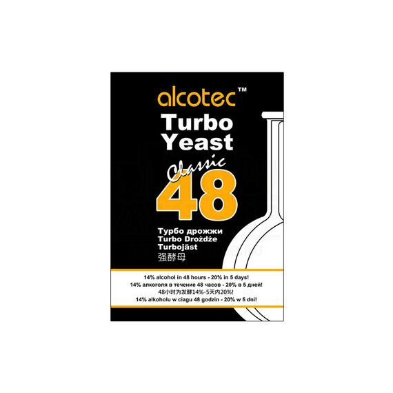 Спиртовые дрожжи Alcotec 48 Classic, Turbo 130г, фото 