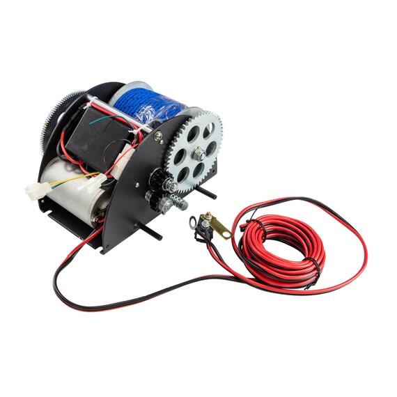 Якорная электрическая лебедка TRAC BigWater 45 (свободный спуск) + ПДУ(алюминиевый барабан), фото , изображение 4