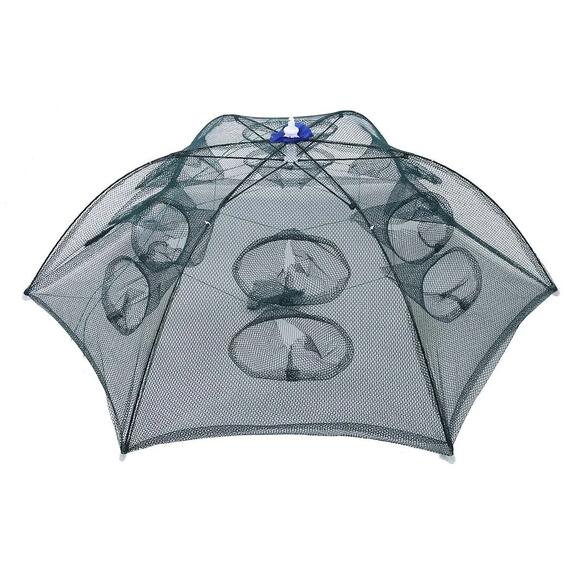 Раколовка "Зонтик", 12 входов, сетка, складная, фото 