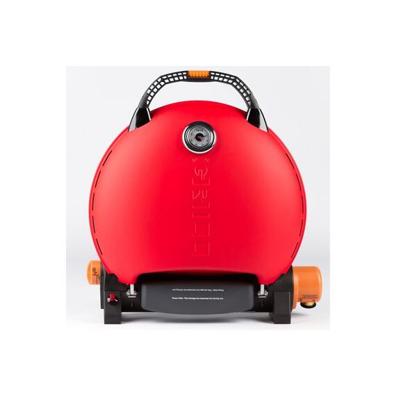 Портативный газовый гриль O-grill 700T красный (в комплекте адаптер тип А), Цвет: красный, фото 