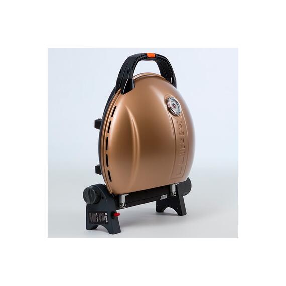 Портативный газовый гриль O-grill 900MT черно-золотой (в комплекте адаптер тип А), Цвет: черно-золотой, фото , изображение 2