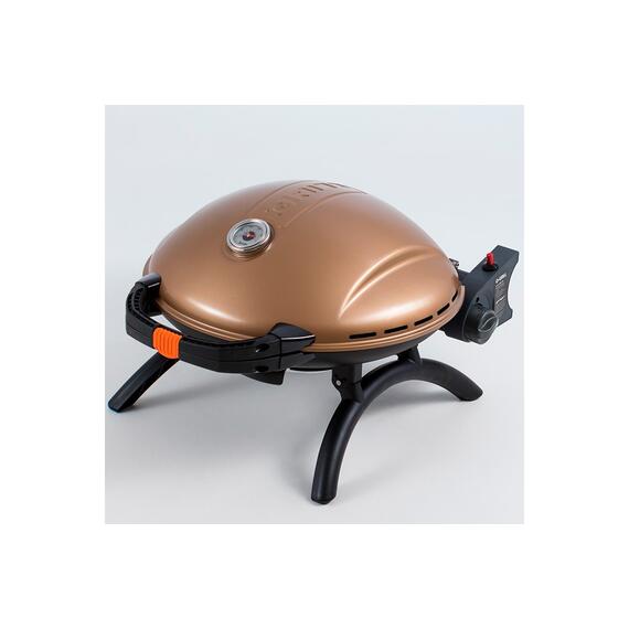 Портативный газовый гриль O-grill 900MT черно-золотой (в комплекте адаптер тип А), Цвет: черно-золотой, фото , изображение 4