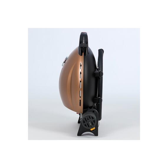 Портативный газовый гриль O-grill 900MT черно-золотой (в комплекте адаптер тип А), Цвет: черно-золотой, фото , изображение 7