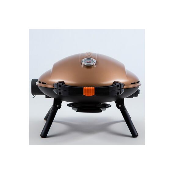 Портативный газовый гриль O-grill 900MT черно-золотой (в комплекте адаптер тип А), Цвет: черно-золотой, фото , изображение 10