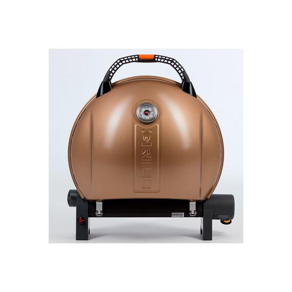 Портативный газовый гриль O-grill 900MT черно-золотой (в комплекте адаптер тип А), Цвет: черно-золотой, фото 
