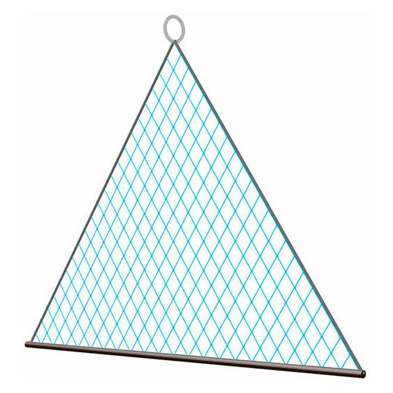 Косынка рыболовная (рыболовный телевизор) оснащенная, ячея 25 мм, фото 