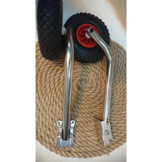 Транцевые колеса перекидные НДНД нержа. с верхними брызговиками (211A , Bay), фото 