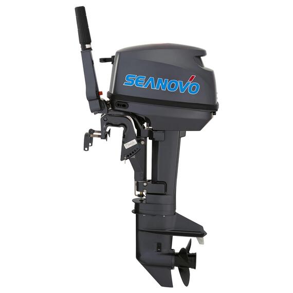 Лодочный мотор 2T Seanovo SN 9.8 FHS + чехол в подарок, фото 