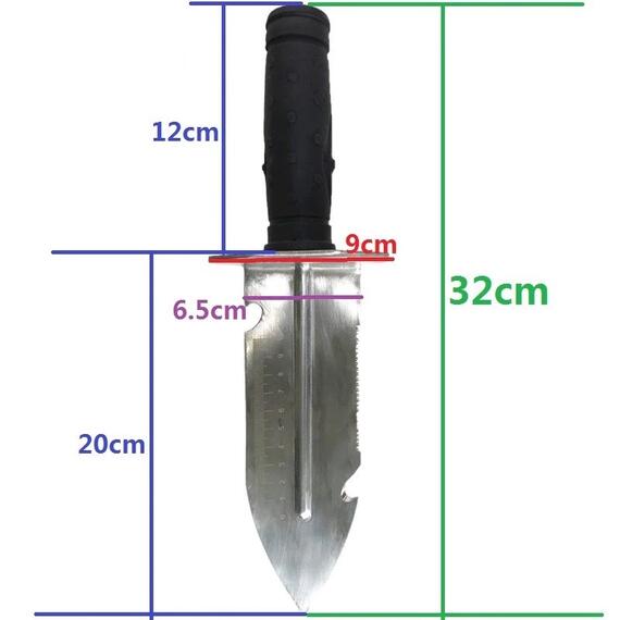 Совок EDGE Digger из нержавейки (Gold hunter), фото , изображение 3