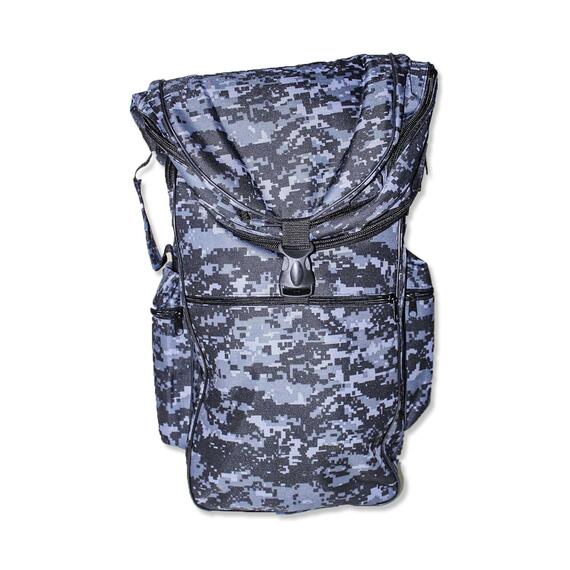 Рюкзак кладоискателя закрытый синий пиксель, фото , изображение 3