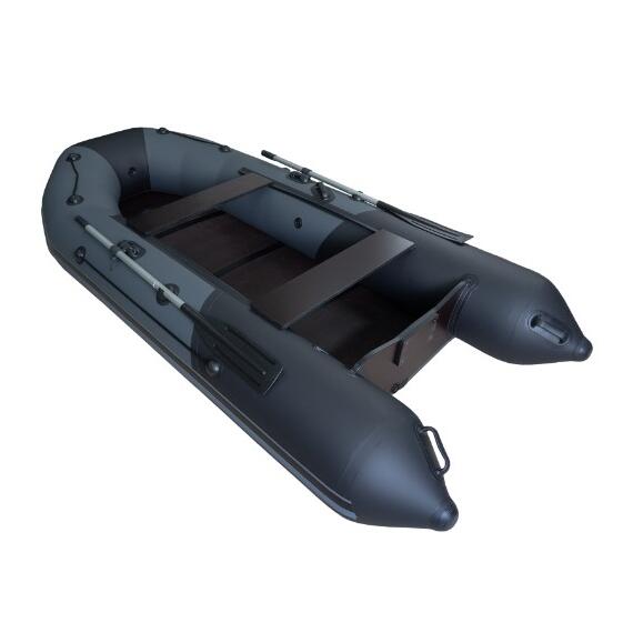 Надувная лодка Таймень NX 3200 СКК (слань-книжка киль) графит/черный, фото , изображение 4